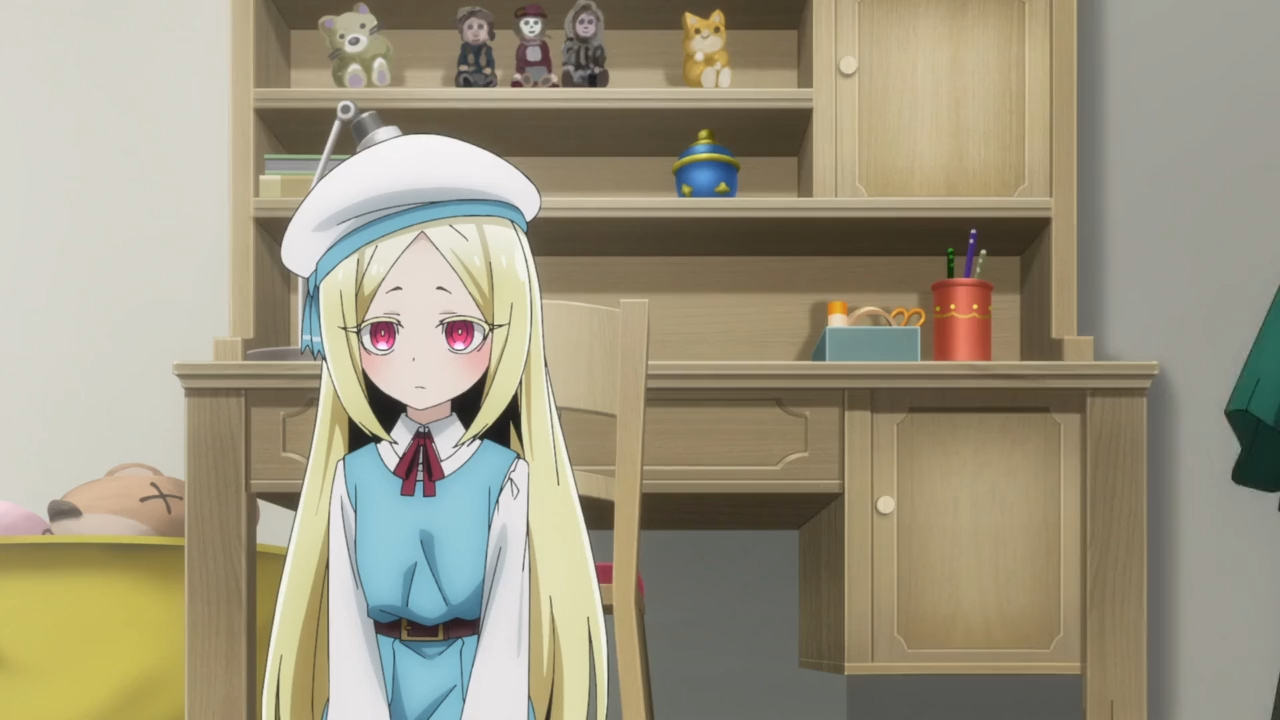 Korisu in her regular uniform