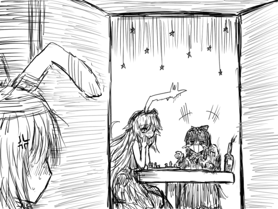 Mabel and Prickett laughing at Node