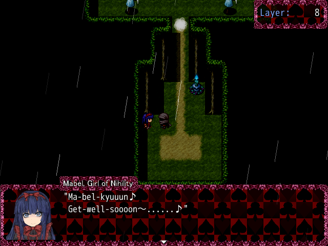 Mabel at the checkpoint