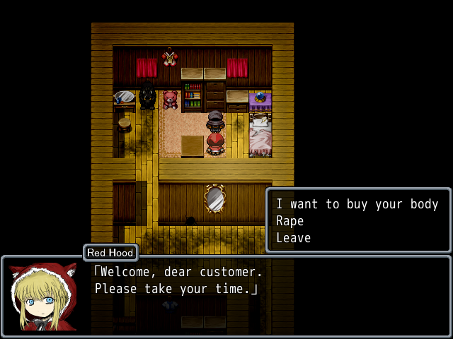 Red Hood dialogue options in bedroom