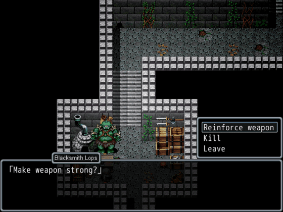 Dialogue options with Lops