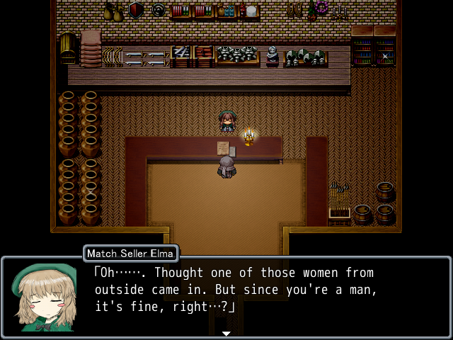 Elma shop dialogue