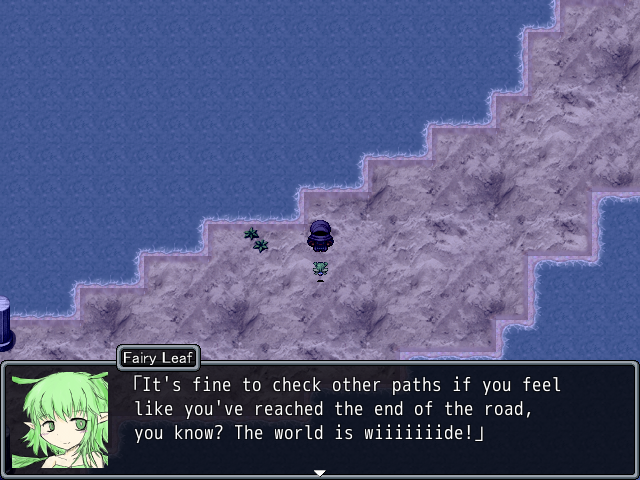 Leaf at the entrance to Atlantica