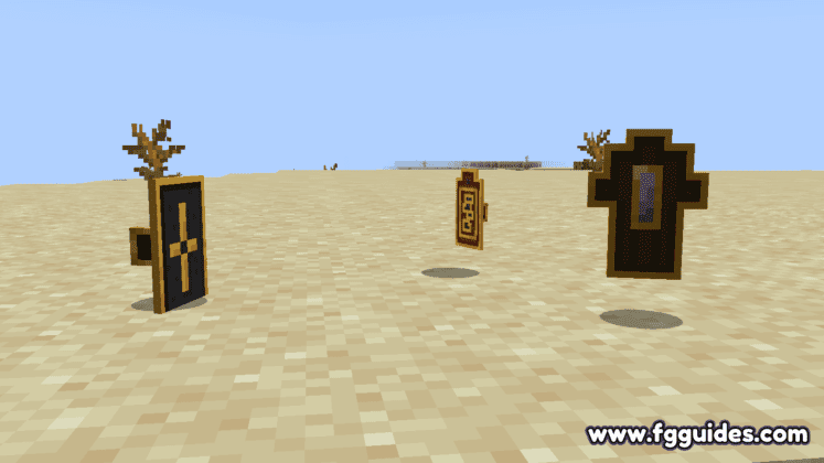 MC Dungeons shields