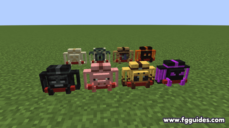 Many cool backpacks