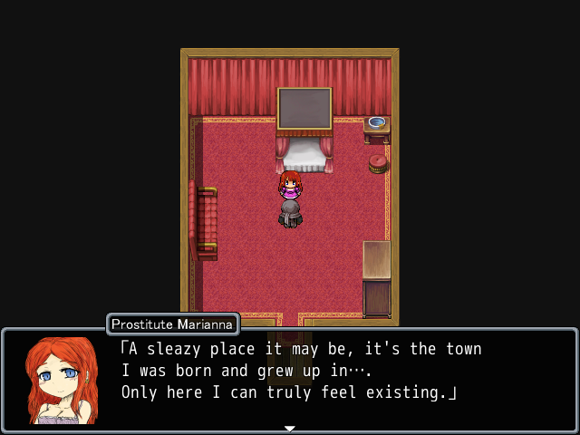 Marianna doesn't want to come to the Holy Forest