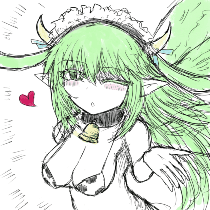 Mary, cow costume