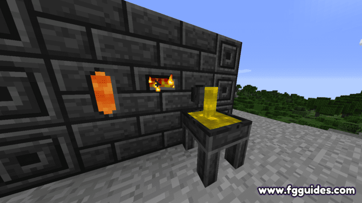 Molten gold