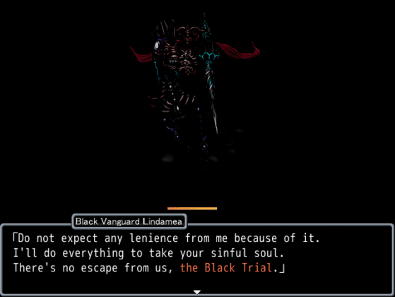 Black Vanguard Lindamea fight dialogue 2