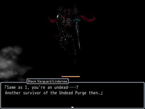 Black Vanguard Lindamea fight dialogue