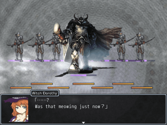 Dorothy's reaction to the knight