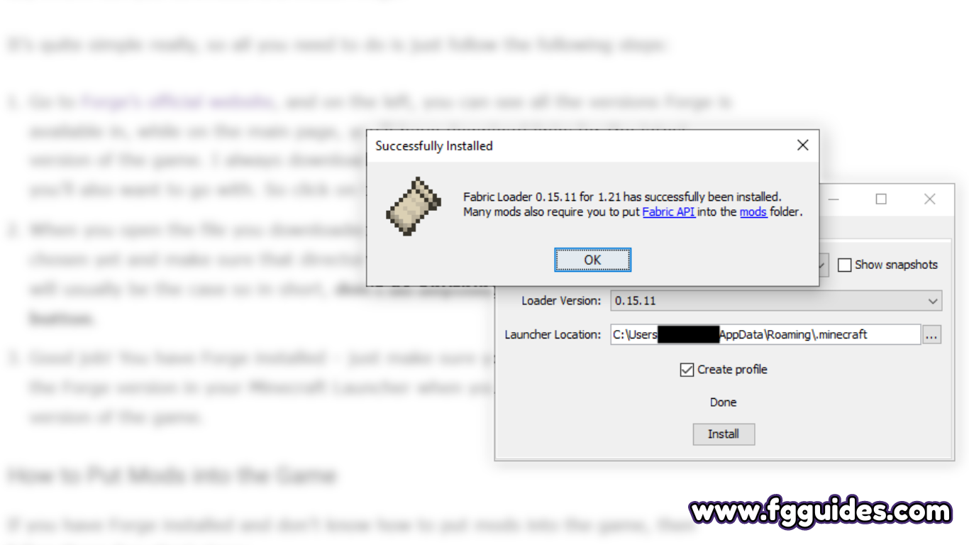 Fabric installation 2