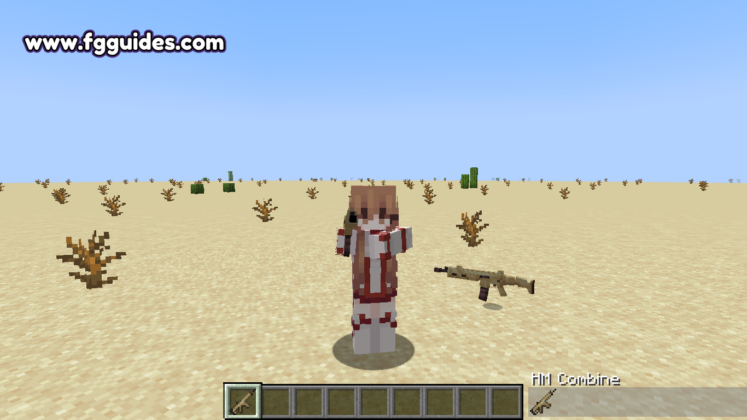 Me aiming with HM Combine