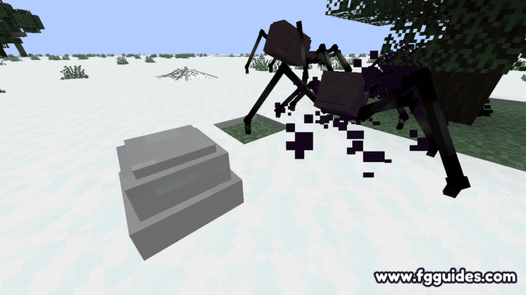 Spiders leaving some things