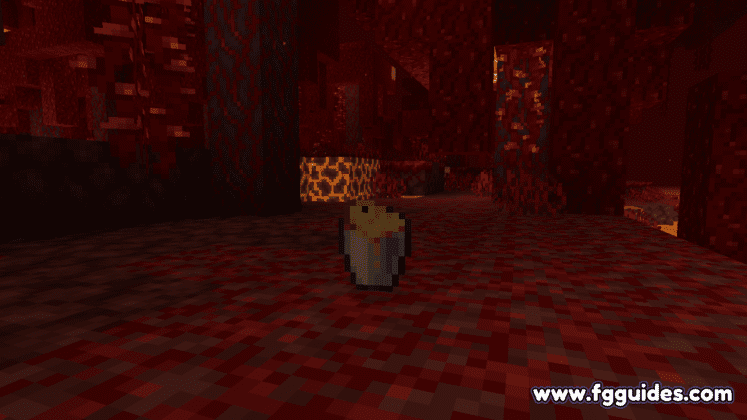 Fish in a lava bucket