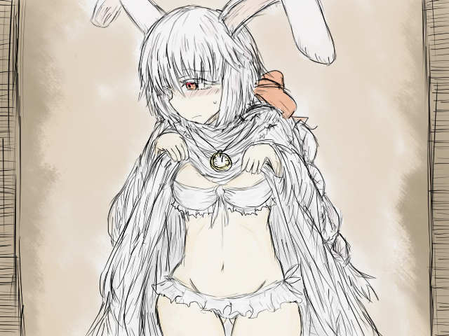 Node in a swimsuit
