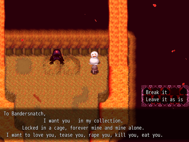 Bandersnatch's snowman, 0 SEN