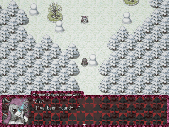 Jabberwock in the Hidden Snow Garden, 1