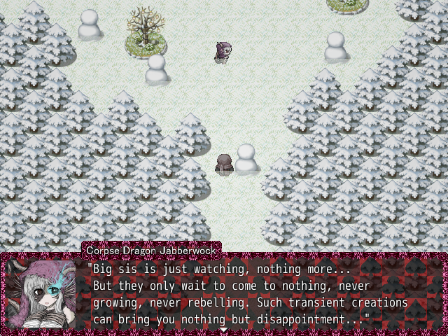 Jabberwock in the Hidden Snow Garden, 4