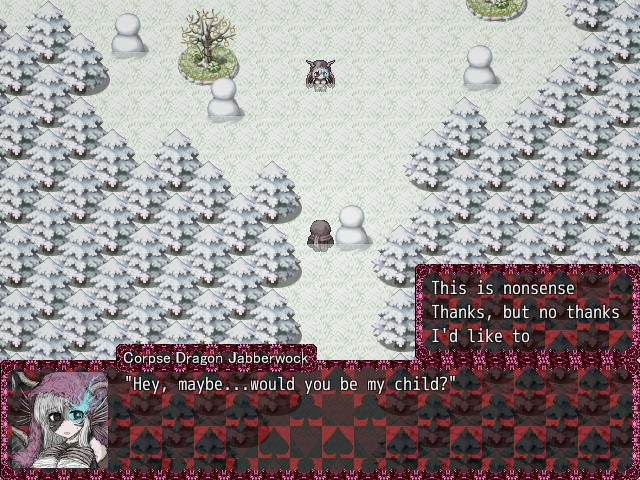 Jabberwock in the Hidden Snow Garden, 5