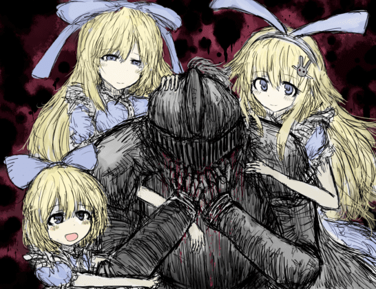 Three Alices and Grimm