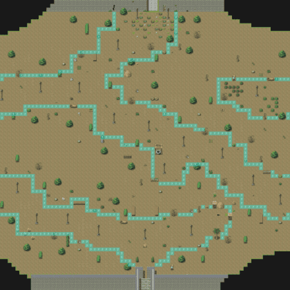 Park of Fog, marked