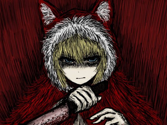 Red Hood with a knife